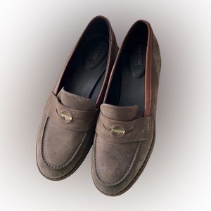 Geox Respira Italian Signature Penny Loafer Premium Leather Comfort 8 US New